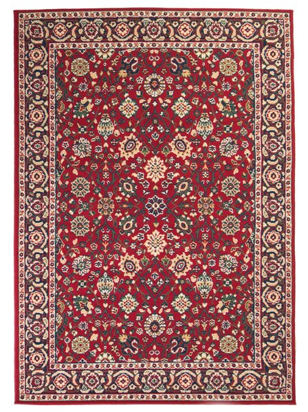 Orientálny koberec 140x200 cm, červený/béžový
