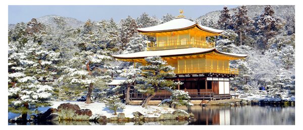 Obraz - Kinkakudži, Japonsko (120x50 cm)