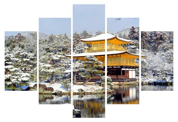 Obraz - Kinkakudži, Japonsko (150x105 cm)