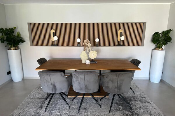 Kvetináč SOLERIO, sklolaminát, výška 100 cm, biely mat, outlet