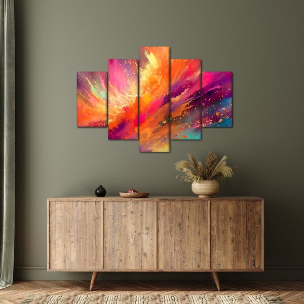 Obraz - Dynamická abstrakcia (150x105 cm)