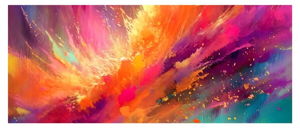 Obraz - Dynamická abstrakcia (120x50 cm)