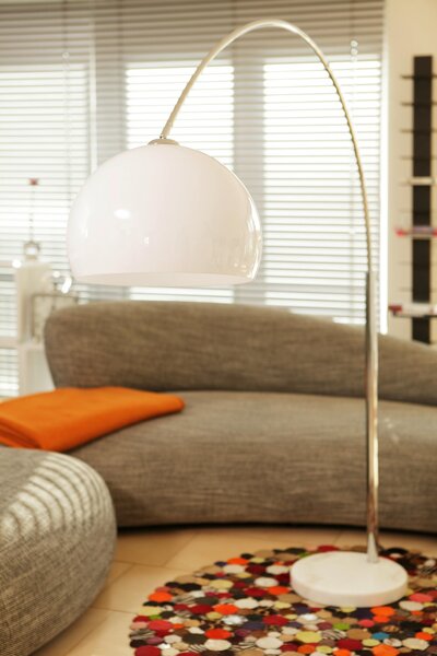 OBLÚKOVÁ LAMPA, 155/208/40 cm P & B - Online Only bytové doplnky, Online Only