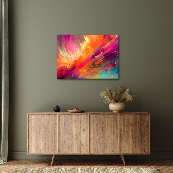 Obraz - Dynamická abstrakcia (70x50 cm)