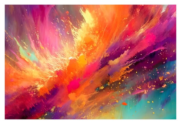 Obraz - Dynamická abstrakcia (90x60 cm)