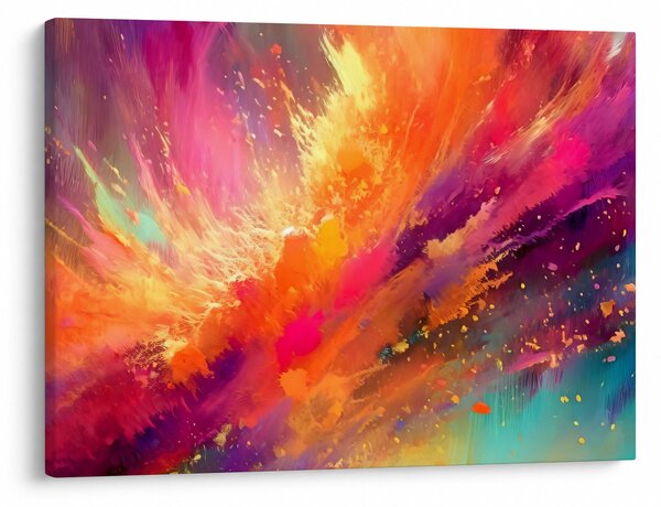 Obraz - Dynamická abstrakcia (70x50 cm)