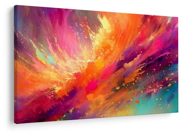 Obraz - Dynamická abstrakcia (90x60 cm)