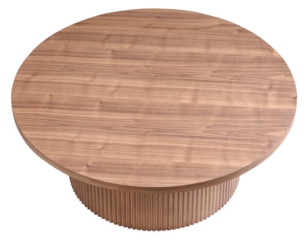 KONFERENČNÝ STOLÍK, farba vlašského orecha, kompozitné drevo, 85/85/33 cm Livetastic - Stolíky do obývačky, Online Only