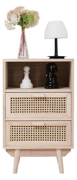 KOMODA, paulovnia, ratan, prírodná farba, 42/68/36 cm Livetastic - Komody, Online Only