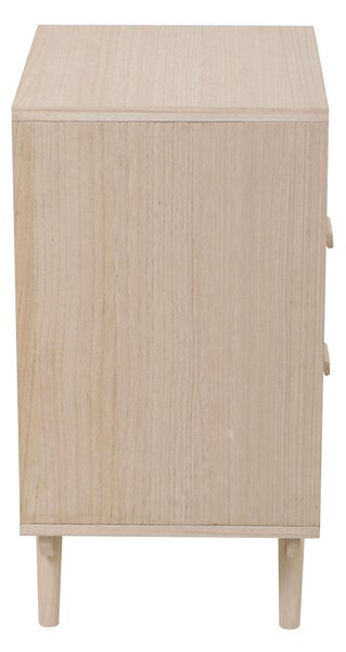 KOMODA, paulovnia, ratan, prírodná farba, 42/68/36 cm Livetastic - Komody, Online Only