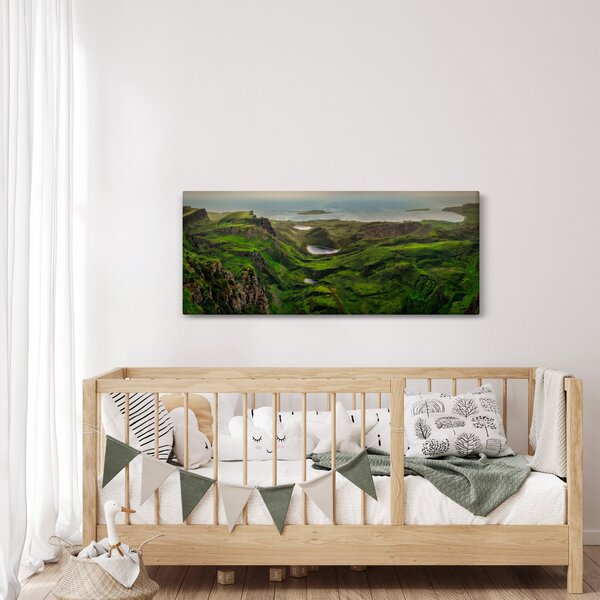 Obraz - Quiraing, Škótsko (120x50 cm)