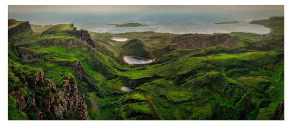 Obraz - Quiraing, Škótsko (120x50 cm)