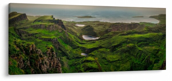 Obraz - Quiraing, Škótsko (120x50 cm)