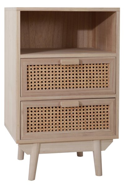 KOMODA, paulovnia, ratan, prírodná farba, 42/68/36 cm Livetastic - Komody, Online Only