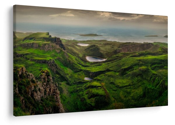 Obraz - Quiraing, Škótsko (90x60 cm)