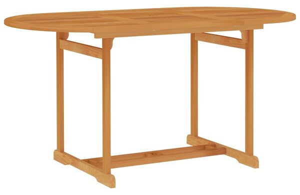 Maison Exclusive - Záhradný stôl 150x90x75 cm tíkový masív