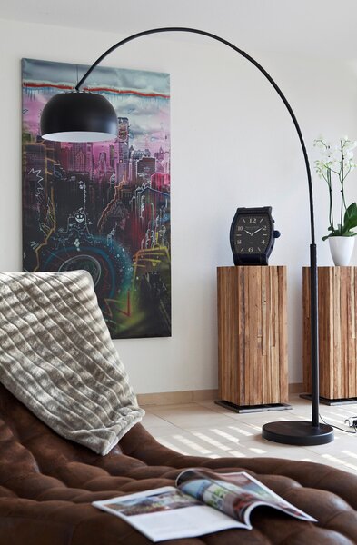 OBLÚKOVÁ LAMPA, 165/195/33 cm P & B - Online Only bytové doplnky, Online Only