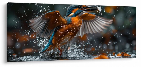 Obraz - Včelojedi (120x50 cm)