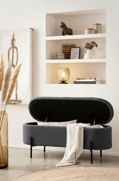 DLHÁ TABURETKA, textil, 110/44/40 cm Livetastic - Kreslá, Online Only