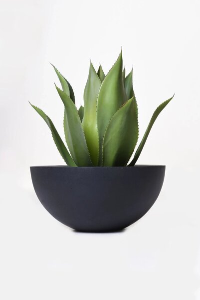 Misa CUENCO, sklolaminát, výška 18 cm, antracit