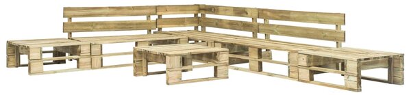 6-dielna záhradná sedacia súprava, palety, drevo