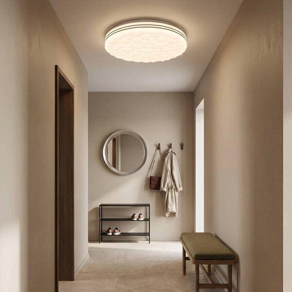 Reality Leuchten Stropné LED svetlo Tiger RGB efekt starlight, Biela / opálová, Obývacia izba / jedáleň, Plast, Moderný, Závesné svietidlo