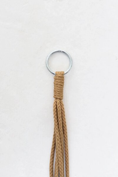 Závesný kvetináč PENDULO, sklolaminát, výška 15 cm, antracit
