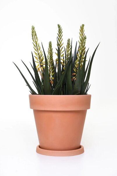 Kvetináč LEVANTA, plast, výška 43 cm, natur