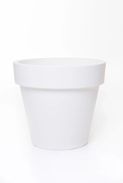 Kvetináč LEVANTA, plast, výška 43 cm, biely
