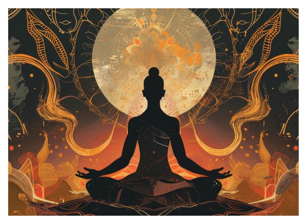 Obraz - Meditácia (70x50 cm)