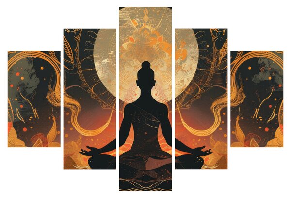 Obraz - Meditácia (150x105 cm)