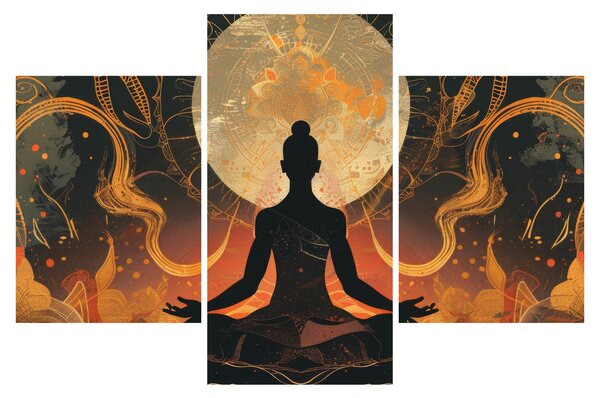 Obraz - Meditácia (90x60 cm)
