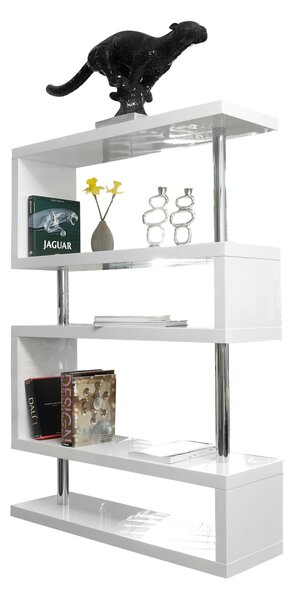 DELIACA STENA, biela s vysokým leskom, 120/165/35 cm Livetastic - Online Only drobný nábytok, Online Only