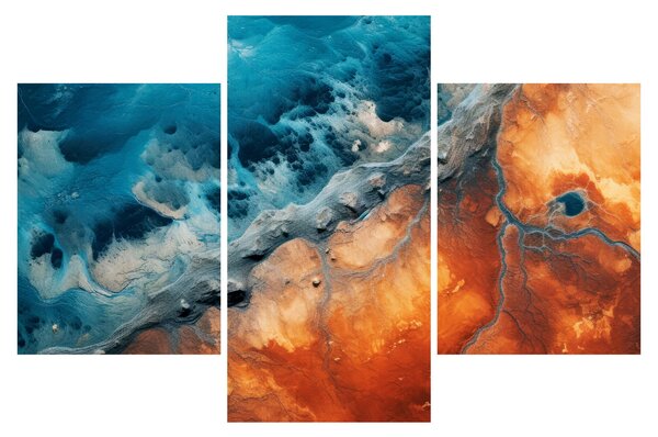 Obraz - Voda a oheň (90x60 cm)