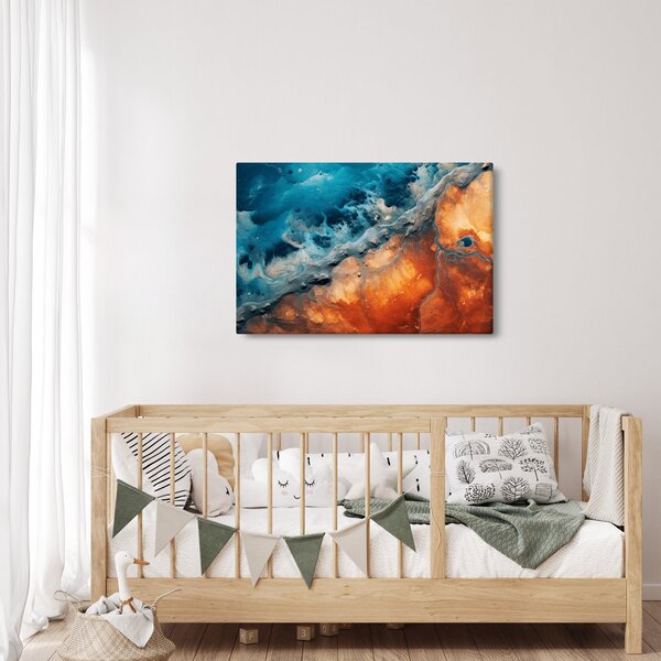 Obraz - Voda a oheň (90x60 cm)
