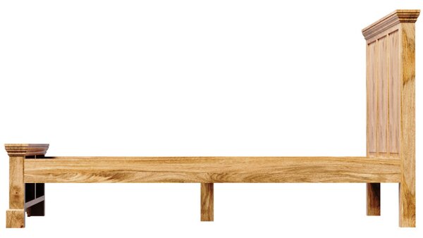 Posteľ Guru 160x200 indický masív mango