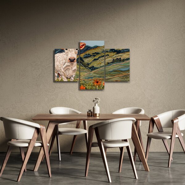 Obraz - Imitácia pleteného motívu (90x60 cm)
