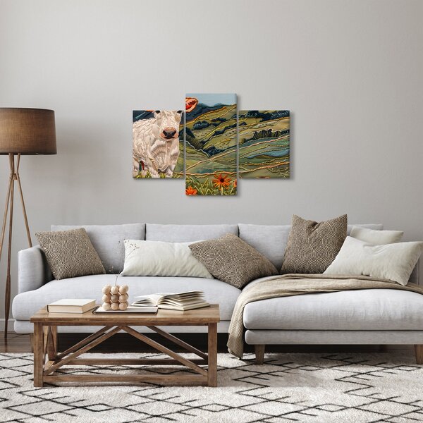 Obraz - Imitácia pleteného motívu (90x60 cm)