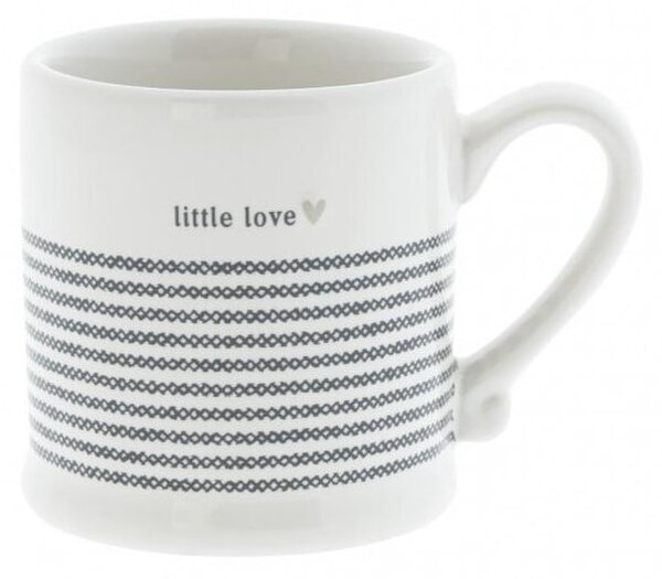 Keramická šálka na espresso Stripes/Little Love 80 ml