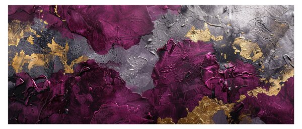 Obraz - Textúrovanie abstrakcie (120x50 cm)
