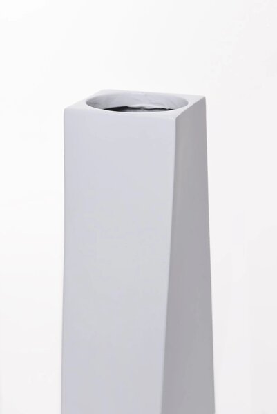 Váza HYDRON, sklolaminát, výška 100 cm, biely
