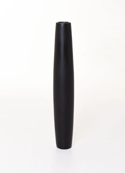 Vysoká váza ISONDRA, sklolaminát, výška 80 cm, čierna