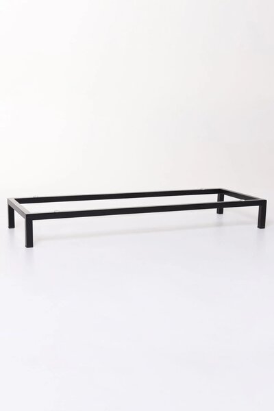 Rám pod kvetináč BASE, práškovaná oceľ, 30x88x10 cm, čierna