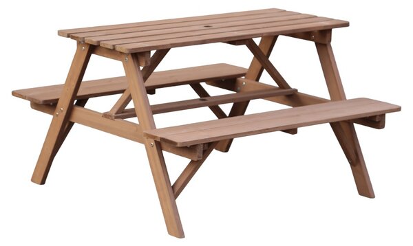 Drevený detský záhradný set Pady - hnedá / béžová