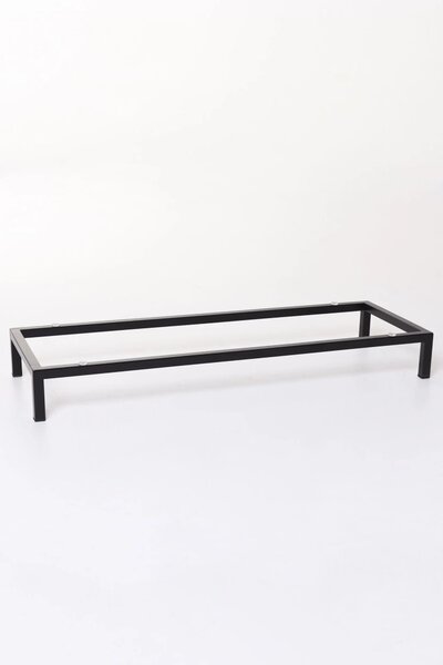 Rám pod kvetináč BASE, práškovaná oceľ, 30x88x10 cm, čierna