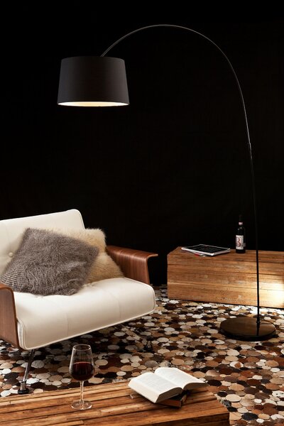 OBLÚKOVÁ LAMPA, 135/205/36 cm P & B - Online Only bytové doplnky, Online Only