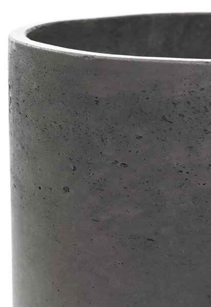 Kvetináč CHICO, sklolaminát, výška 31 cm, antracit