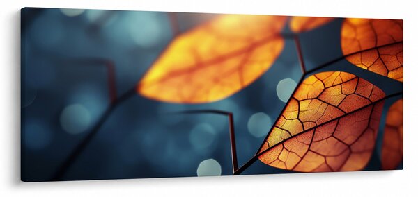 Obraz - Textúra listov (120x50 cm)