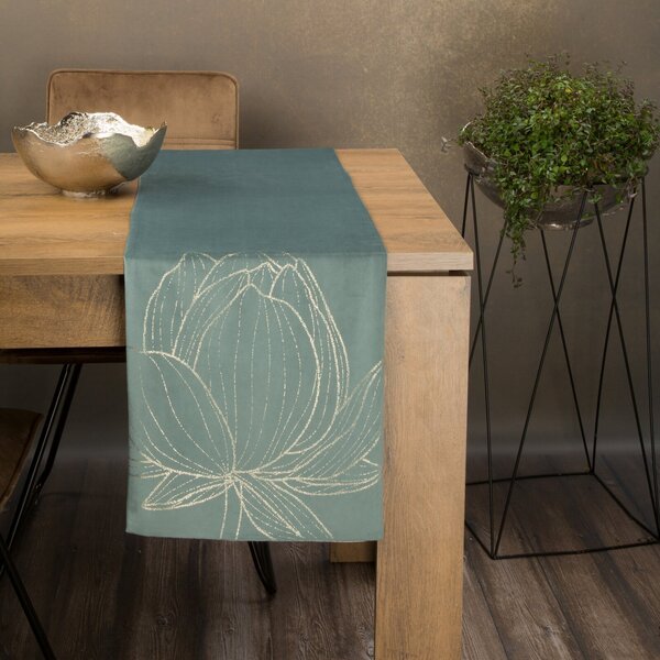 OBRUS BLINK 12 35X140 CM MÄTOVÝ