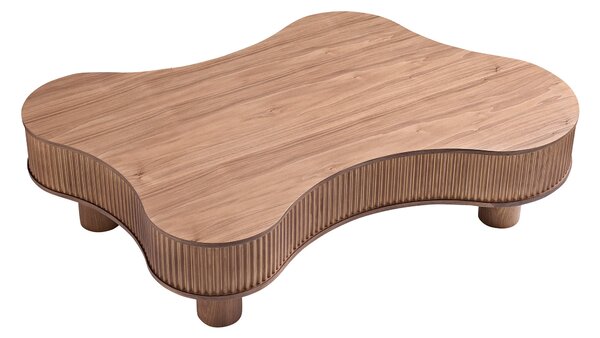 KONFERENČNÝ STOLÍK, farba vlašského orecha, kompozitné drevo, 116/77/32 cm Livetastic - Stolíky do obývačky, Online Only